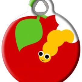 Dog Tag Art - Food-Themed Custom Pet ID Tag for Dogs and Cats