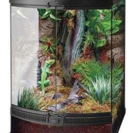 Zilla Front Opening Terrarium - Bow Front - 18" x 21" x 25"