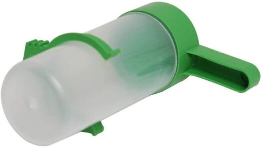Patgoal 4 Pcs Pet Bird Plastic Drinker Feeder Waterer Clip for Parrots Budgie Cockatiel Lovebirds