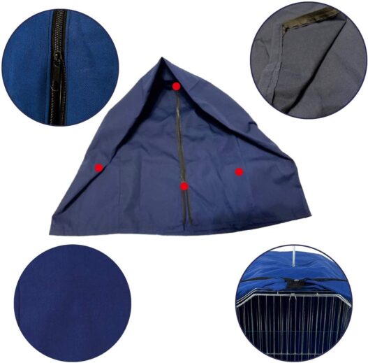 Bonaweite Bird Parrot Cage Cover Shade, Windproof Light-Proof Sleep Reduces Distractions Night Accessories Cloth Without Cage