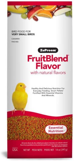 Zupreem 230305 Fruitblend X-Small Canary/Finch Food, 14-Ounce