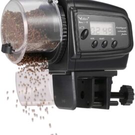 PROCHE Automatic Fish Feeder Intelligent Fish/Turtle/Goldfish Feeder for Aquarium & Fish Tank | 4 Times | Intelligent Timer Fish Food Dispenser for Trips, Weekend & Vacation