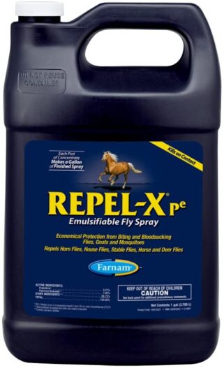 Farnam Repel-X pe Emulsafiable Fly Spray for Horses, 1 gallon