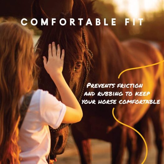 Pro-Force Equine Fly Mask | Horse Fly Mask with UV Protection | Adjustable Fit for Comfort | With Ears