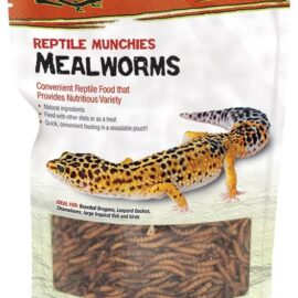 Zilla Reptile Food Munchies Mealworm, 3.75-Ounce
