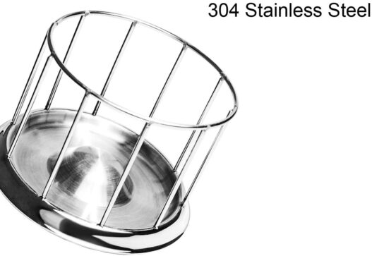Wontee Tortoise Food Water Dish Feeder Bowl Stainless Steel Tray Dispenser for Lizard Turtle Chameleon Reptiles