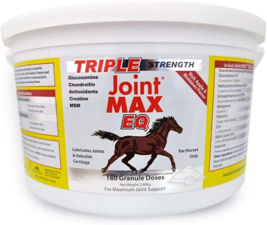 Joint MAX Triple Strength EQ GRANULES for Horses - Support Joint Health - Vitamins, Minerals, Omega 3 Fatty Acids, Antioxidants - 180 Doses