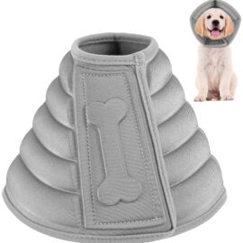 Petyoung Dog Collar for Surgery, Soft Recovery Cone to Protect Dogs Wound Healing, Pet Collar for Dogs and Cats