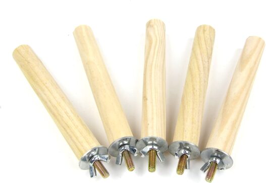 Alfie Pet - Joseph Natural Wood Perch 5-Piece Set for Birds