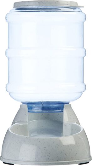 AmazonBasics Gravity Pet Food Feeder and Water Dispensers