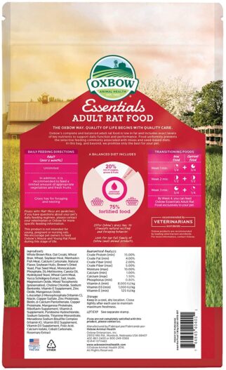 Oxbow Essentials Adult Rat Food