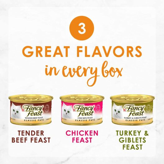Purina Fancy Feast Classic Pate Collection Feast Adult Canned Wet Cat Food Variety Packs