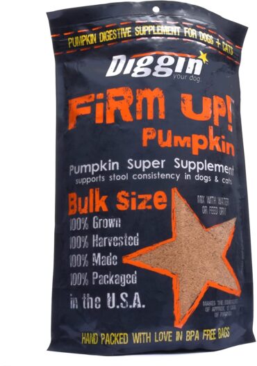 Diggin' Your Dog 1 Piece Firm Up Pumpkin Bulk Super Supplement, 16 oz