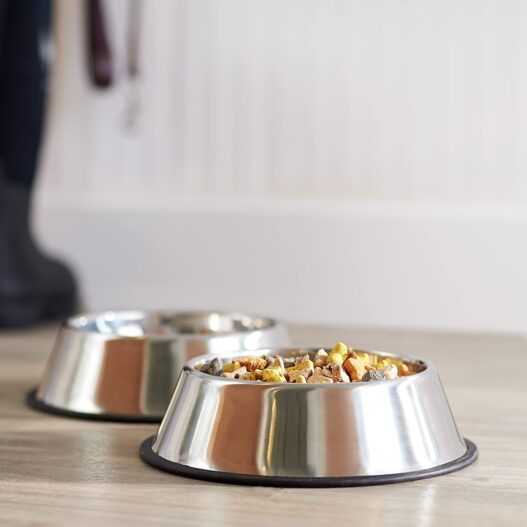 AmazonBasics Stainless Steel Dog Bowl
