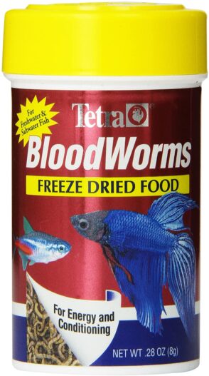 Tetra BloodWorms, Freeze-Dried Food for Freshwater and Saltwater Fish